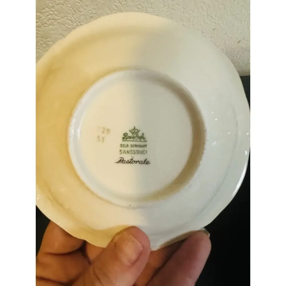 Rosina Bone China Floral Cup & Saucer Set Gold Trim Made in England